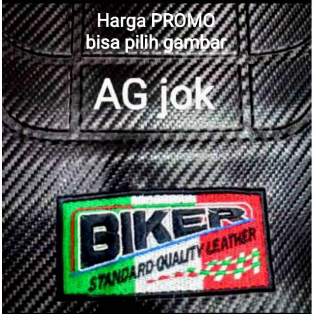 Tanduk bordir biker / kulit jok motor MR tanduk bordir biker, ngo, kawahara, somjin, dll