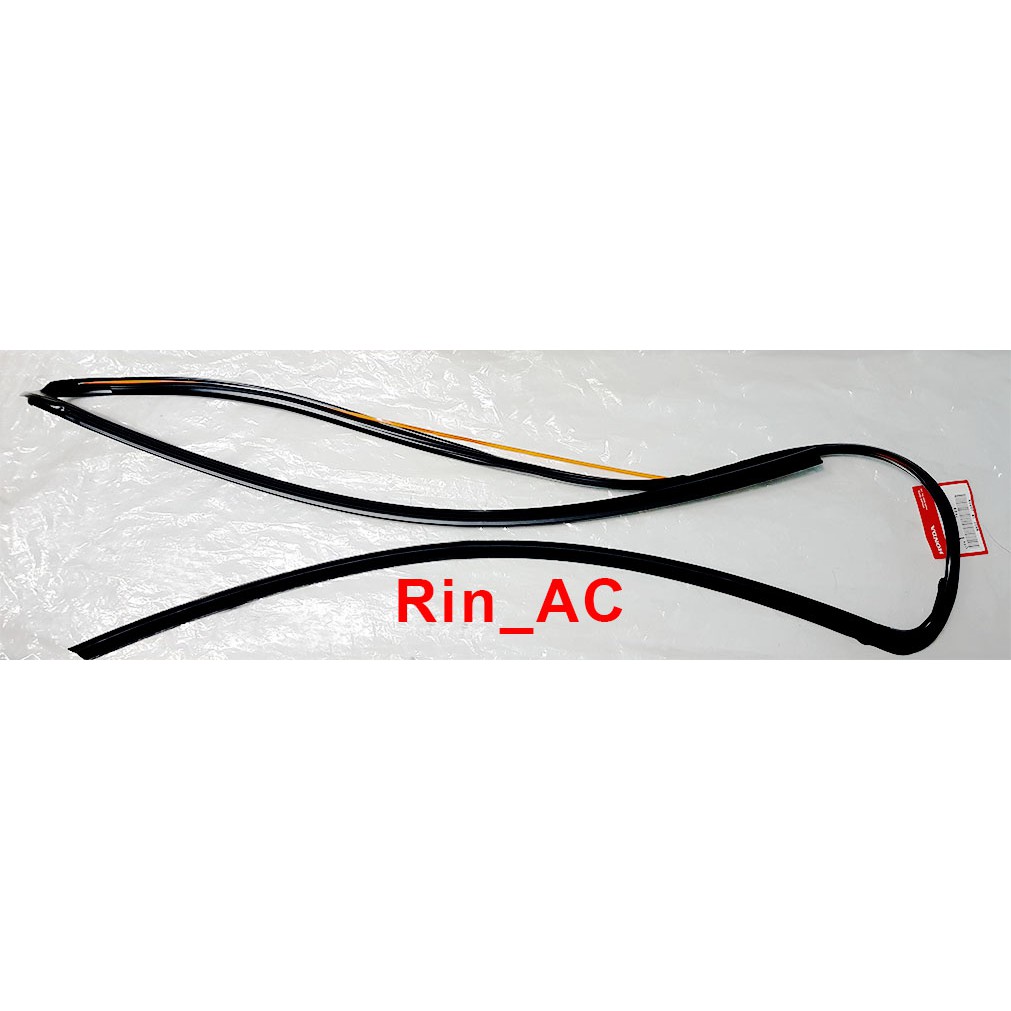 ORIGINAL Karet Moulding List Lis Kaca Besar Utama Depan Mobil Honda Civic Nouva Nova Tahun 1988 1989
