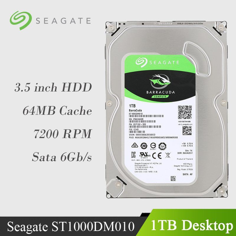Seagate barracuda 1TB - HDD Hardisk Internal 3.5 inch For pc