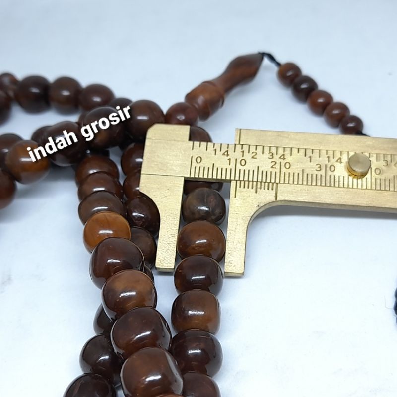 TASBIH KAOKA 10MM COKLAT 99BUTIR NATURAL