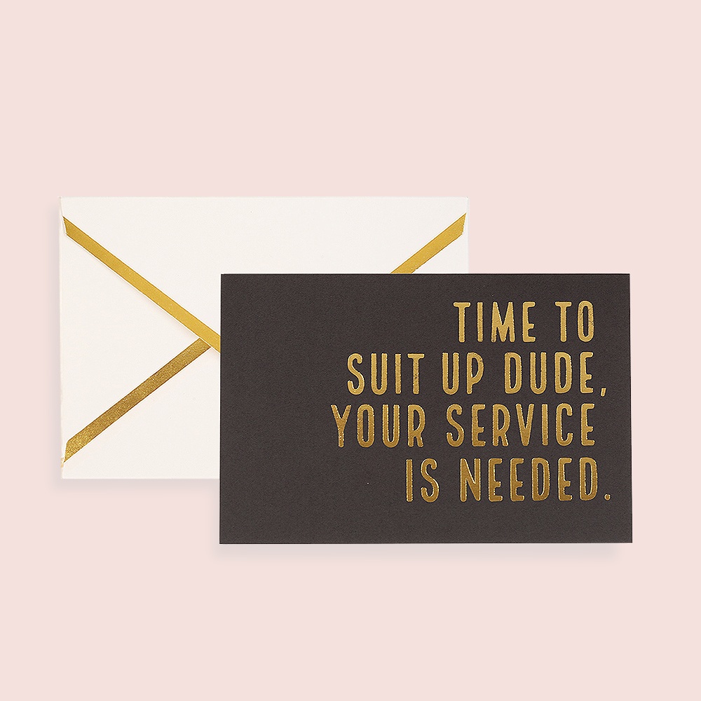 

Groomsman Greeting Card - Kartu Ucapan Hadiah Bridesmaid Groosman Pernikahan - LOULOUROSE
