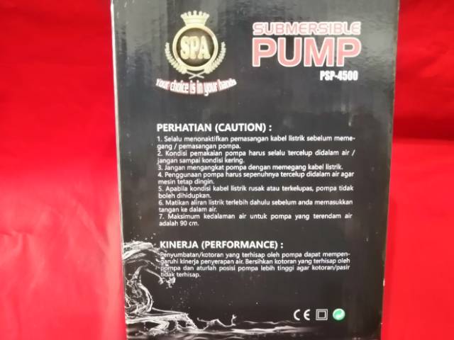 Promo murah pompa kolam hidroponik PSP 4500