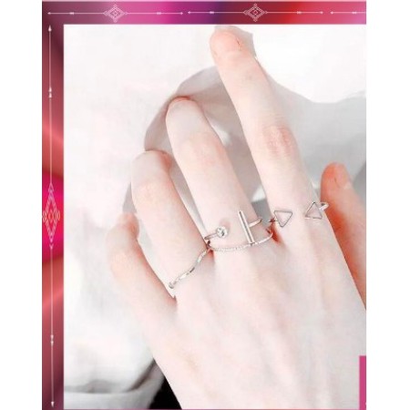SHW-  cincin wanita model terbaru cincin set italy