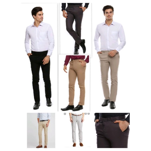 Celana Panjang Chinos Pria Polo Celana Kerja/ Formal