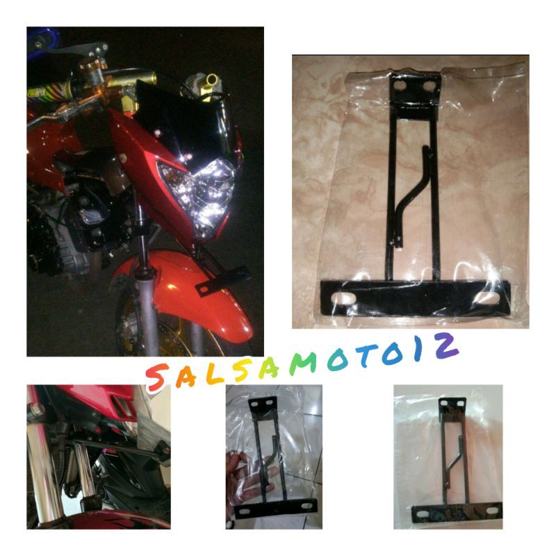 variasi Breket Bracket Plat Nomor Vixion New Vixion Old Dudukan Plat Nomor Vixion Tebal Satria FU