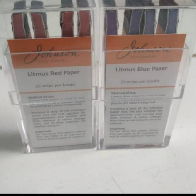 Paket Kertas Lakmus Merah Dan Biru Johnson