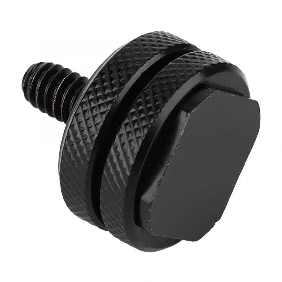 Flash Hot Shoe Adapter to 1/4 Inch Male Tripod Screw DSLR Mount