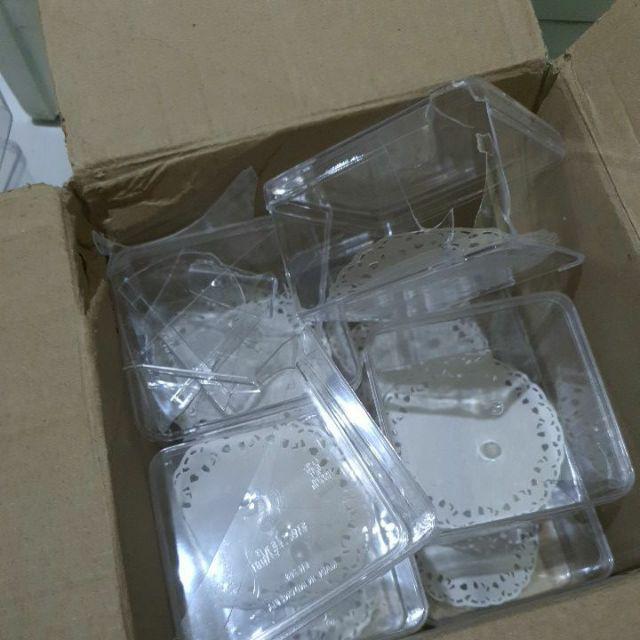 Toples Dessert Box Nuai Sn 268 / Toples Persegi / Toples Kotak / Stoples Dessert