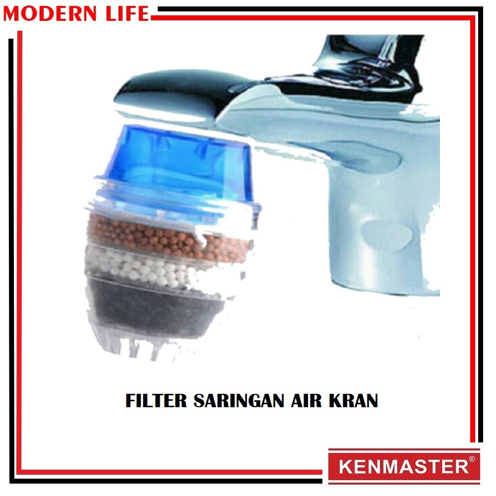 Filter Air Carbon Aktif / Kenmaster Saringan Kran Air / Water Filter