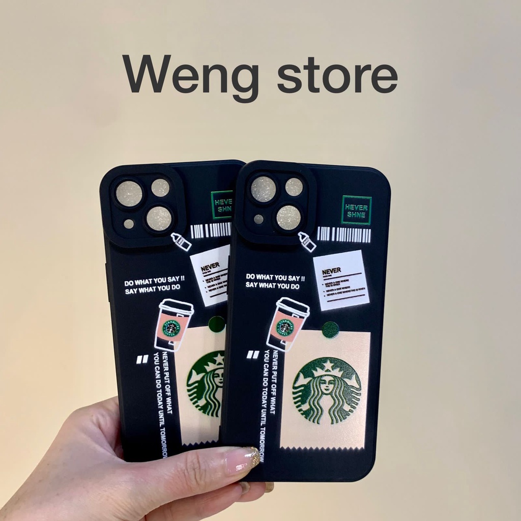 Softcase Starbucks Pro Camera For Oppo A5S A3S A9 2020 A15 A16 A53 A54 A95 Realme C11 C15 C25 C21Y C31 C35