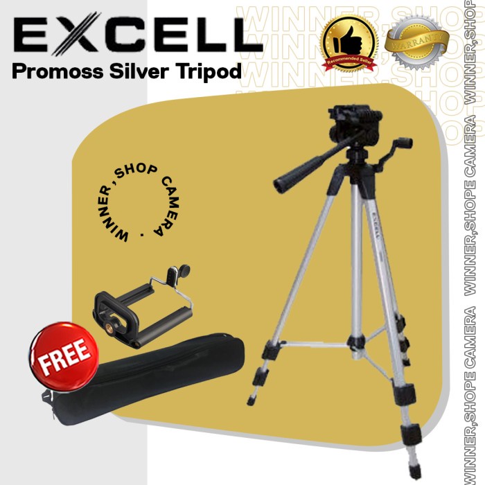 Dijual tripod EXCELL promoss silver Limited