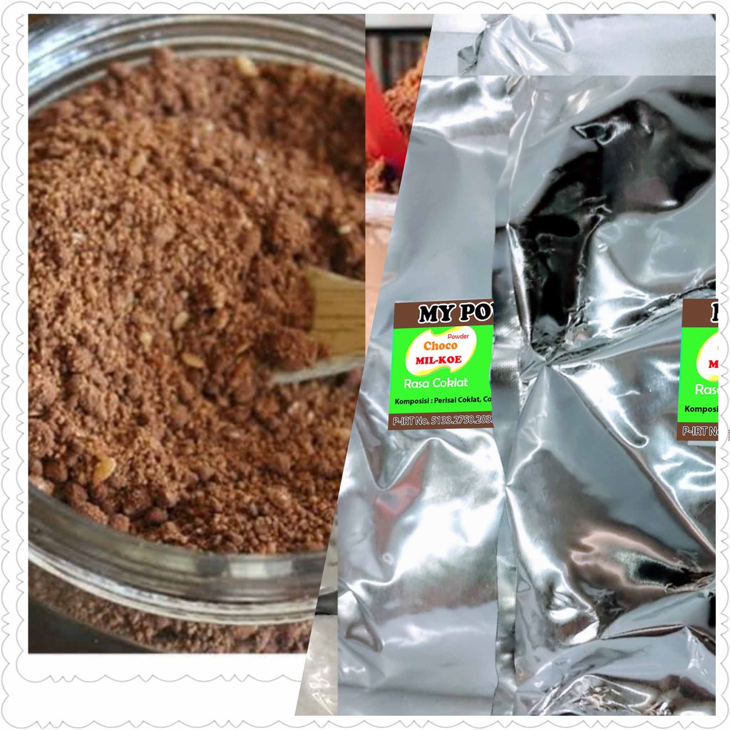 

Bubuk minuman rasa coklat my powder chocolate varian choco milkoe 1kg bubuk minuman chocolate 1kg