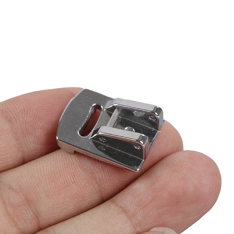 Presser Foot Hem Rolled Warna Silver Untuk Mesin Jahit Singer Janome