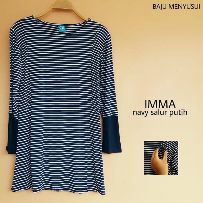 Atasan Wanita - Blus Sifon - Blouse Wanita Mamigaya Nursing Wear - Imma | Baju Menyusui | Atasan