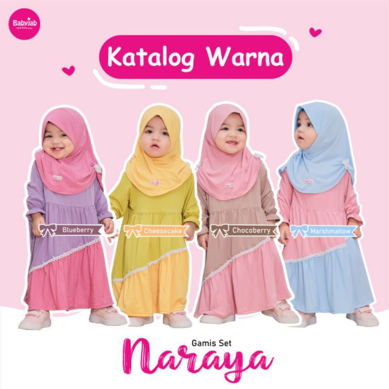 BABYJAB GAMIS SET NARAYA GAMIS BAYI DAN ANAK