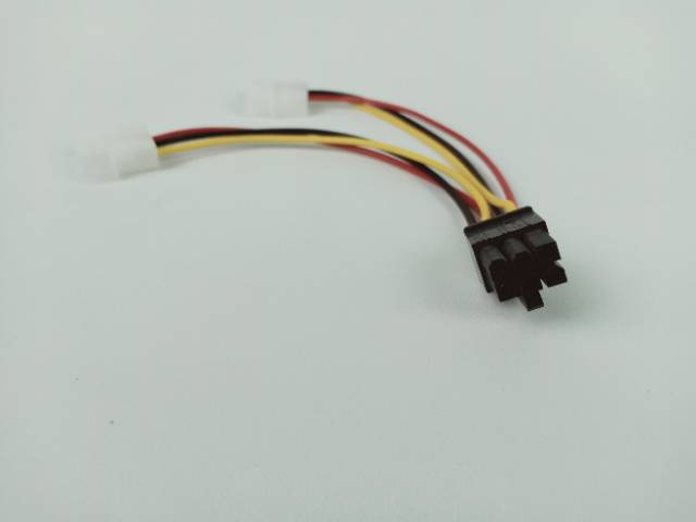 KABEL POWER VGA / ADAPTER 2 MOLEX TO 6 PIN / 6PIN PCIE / PCI-E