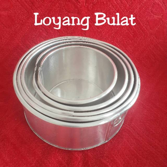 DAPURMAMI Loyang Bulat Loyang Kotak Cake Bolu Serbaguna Cetakan Kue  Brownis Tart Puding Bolu Coklat Cake