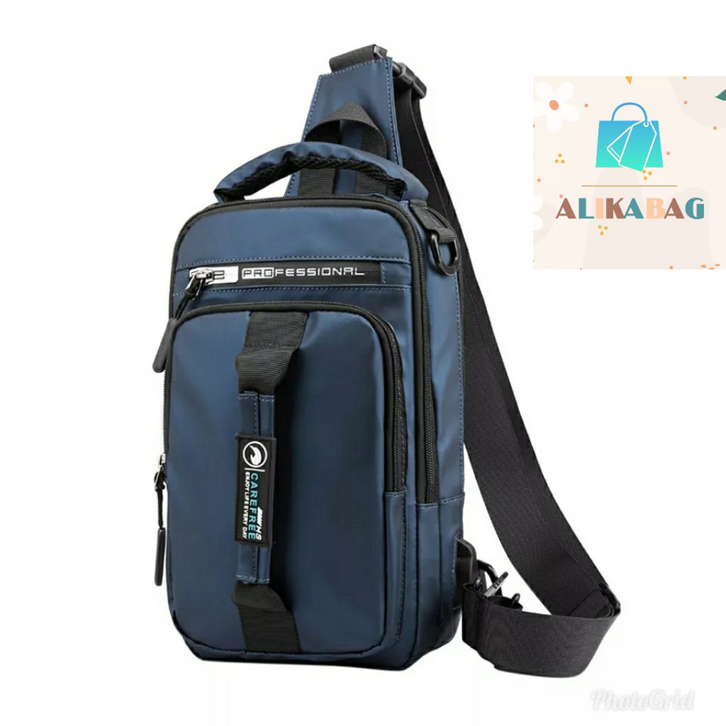 ALIKA BAG - Tas Selempang Pria Tas Punggung Multifungsi Fashion Casual