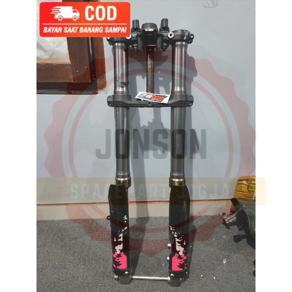 SOK DEPAN USD KLX DTRACKER OLD LAMA ASLI ORIGINAL COPOTAN MOTOR,KONDISI NORMAL AS AMAN SIAP PAKAI