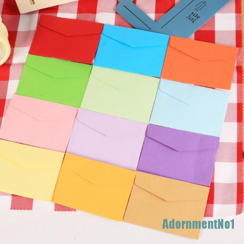 [AdornmentNo1]10pcs Candy colors postcard wedding invitation envelope small paper envelopes