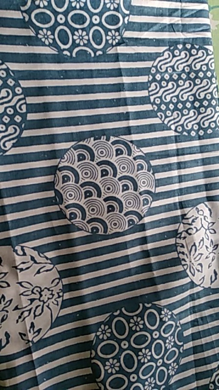 Cf Kain Batik Printing Serian Monocrom Indigo New Modern Adem Halus Putrabrawijaya Batik Pekalongan