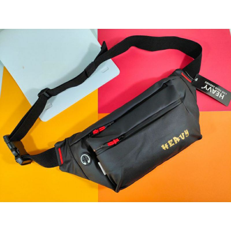 TAS SELEMPANG.TAS WAISTBAG ANTI AIR .WATERPROOF