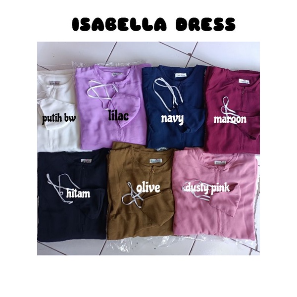 ISABELLA DRESS BASIC( FREE MASKER)