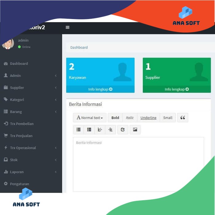 Software Aplikasi Inventory 2 Berbasis Web