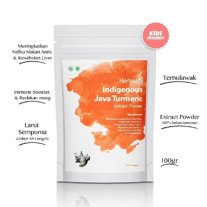 

Herbilogy Java Turmeric Extract Powder (Temulawak) - 100g grosir