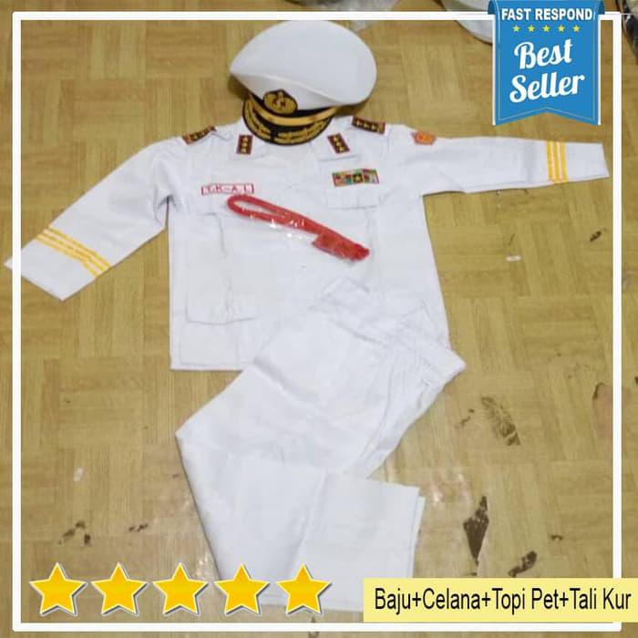 Baju Seragam Kostum Anak TNI AL Laki Perempuan BEST SELLER
