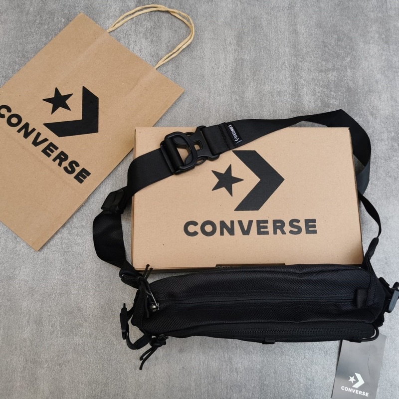 Converse Waist Bag Swap Out Black &amp; Como Free Box &amp; Paperbag