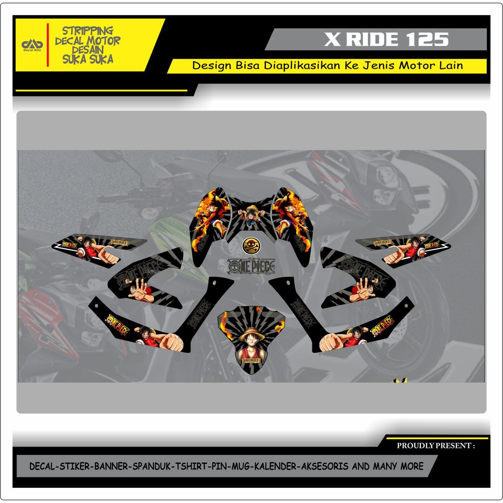 Decal Stiker X Ride 125 Full Body ONE PIECE