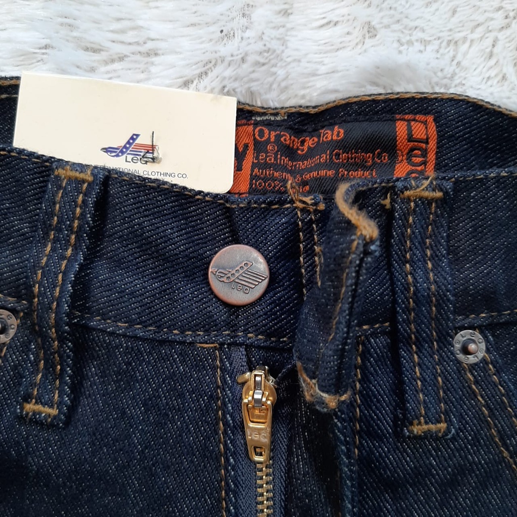 BARANG BAGUS JEANS LEA REGULER JEANS 606 TERBARU NON STREET PREMIUM ORIGINAL BLUE CARDINAL