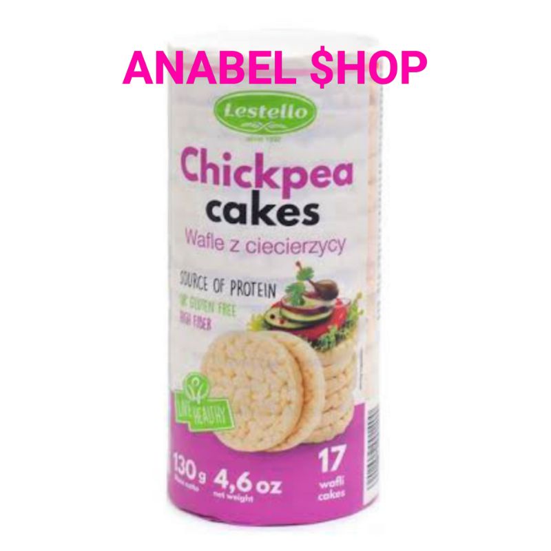 

Lestello Chickpea Cakes Wafle Gluten Free Snack Diet Kue Kering Kacang Arab
