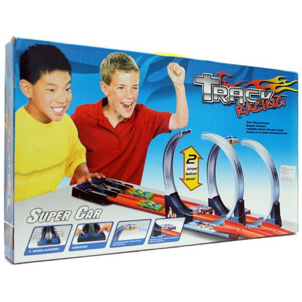 Hotwheels Track Halilintar 2 Jalur dan 3 jalur Track Hot Wheels Car / 3 LAYER SLIDING TRACK PARKIRAN