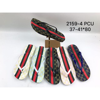 SENDAL SPON JEPIT  MOTIF G G GUCCI  SANDAL  PLIPPER PITA 