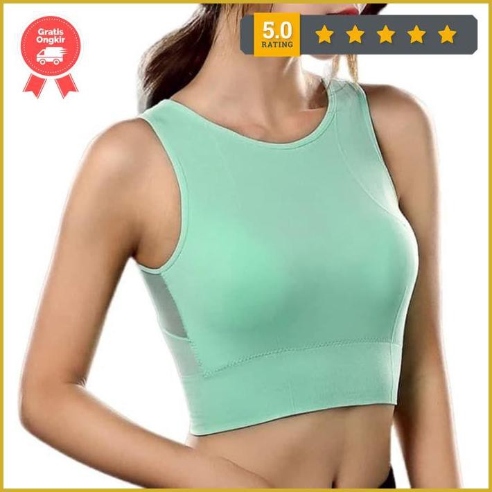Sport Bra Genie Bra Pastel Yoga Bra Baju Gym Wanita Premium Quality - Limited