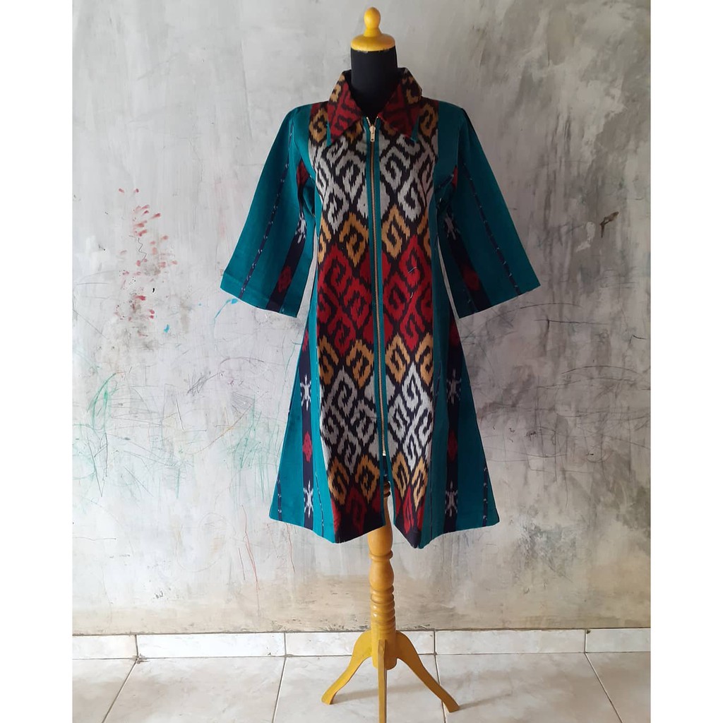 Dress Kain Tenun / Dress Tunik