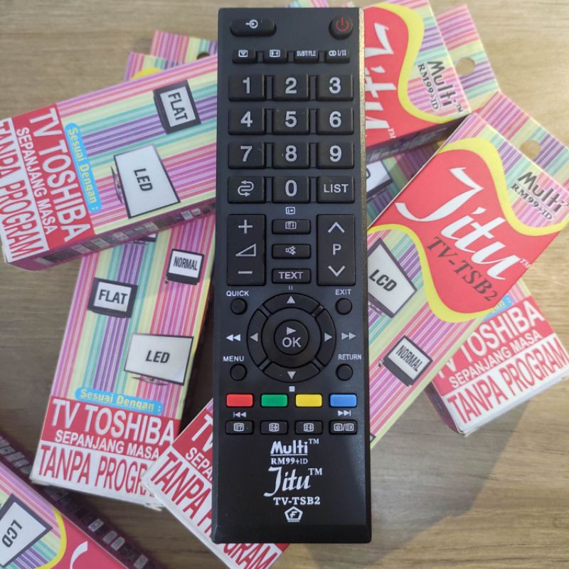 Remot TV TOSHIBA LED - Remot TV TOSHIBA