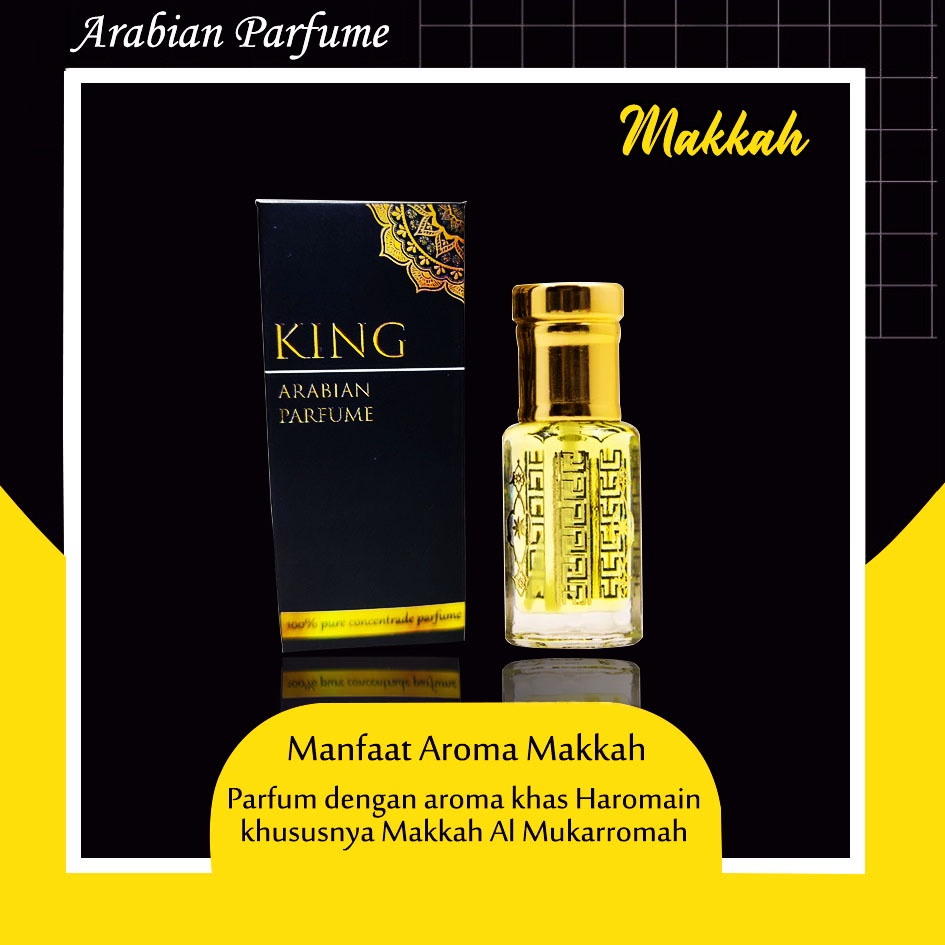 Parfum Sholat Parfum Arabian Makkah Aroma khas Arab Asli Saudi Arabia Non Alkhohol