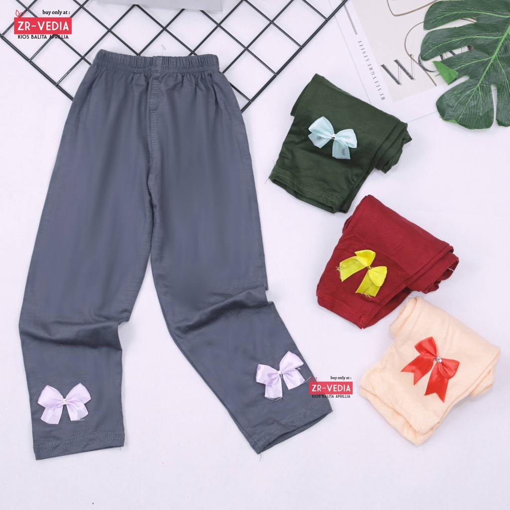 Legging Pita uk Bayi - 5 Tahun / Leging Panjang Anak Perempuan Celana Lejing Laging Baby Bahan Kaos Polos Murah kiosbalitaaprilia