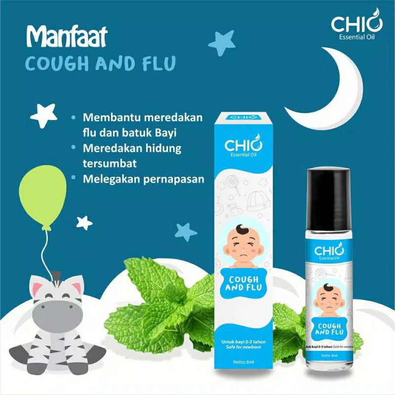 Chio Essential Oil 8 ml untuk 0 - 2 Tahun