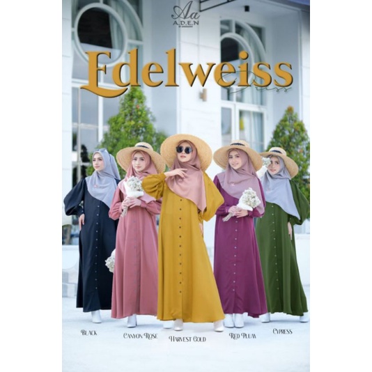 Ready Stok siap Kirim Edelweiss by Aden Hijab