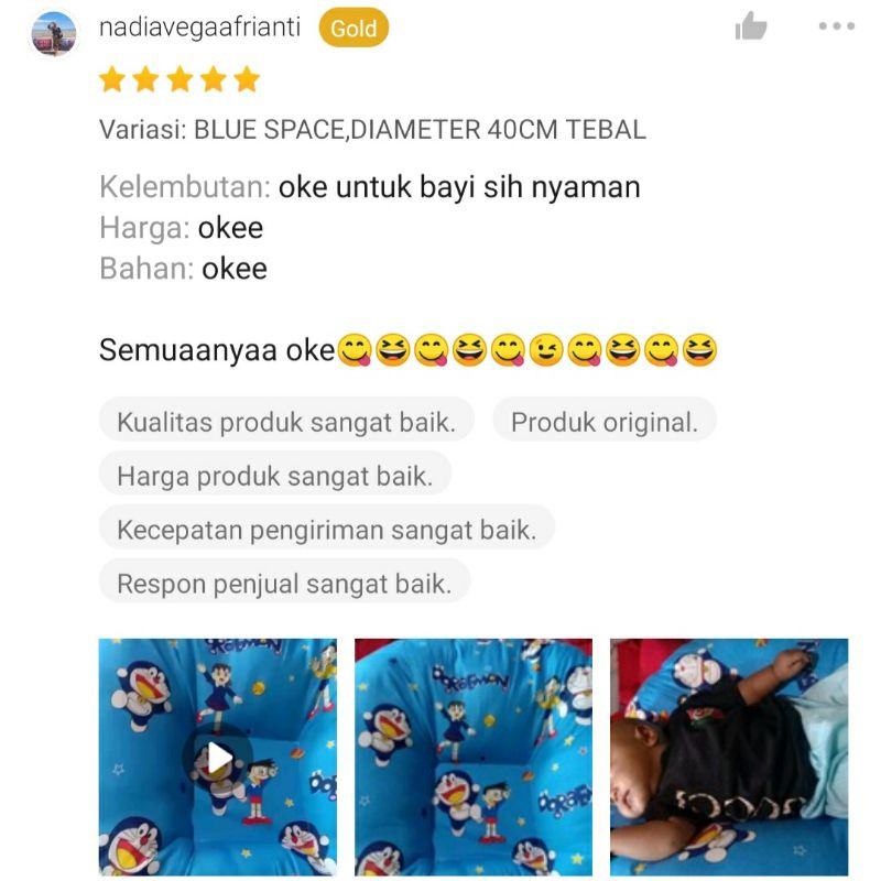 Sofa Bayi | alat santai bayi | sofa crown