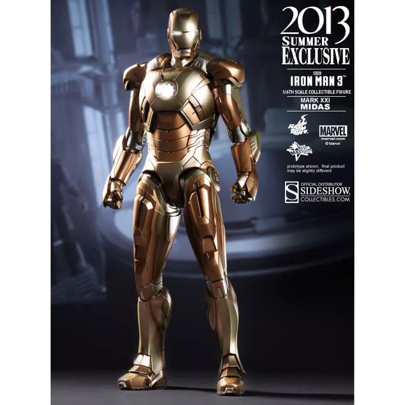 Hot Toys Iron Man Midas Mark XXI 21 - BIB HotToys
