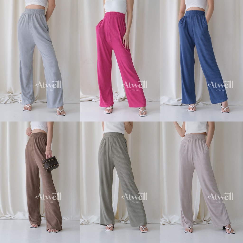 Avia High Waist Knit Culotte Pants