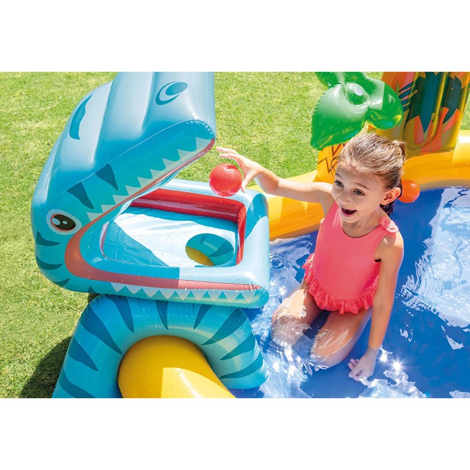 Kolam Renang Angin Wahana Bermain Air Mini Anak Inflatable Swimming Pool - Y010 - Blue/Yellow