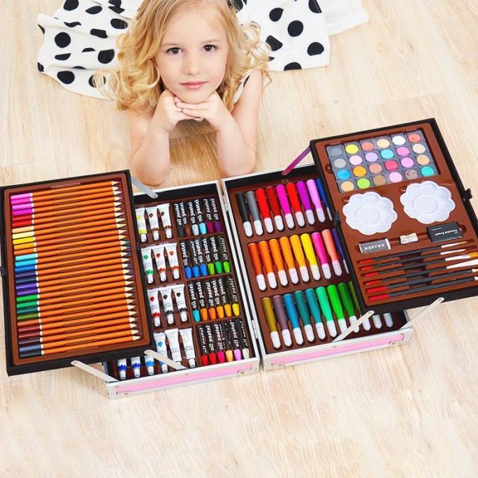 

CRAYON ART SET / KOPER SET CRAYON MEWARNAI ANAK / ALAT LUKIS ANAK