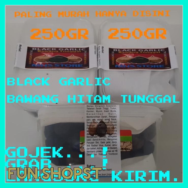 

BAWANG PUTIH HITAM TUNGGAL-BAWANG HITAM LANANG SIUNG-BLACK GARLIC 250G