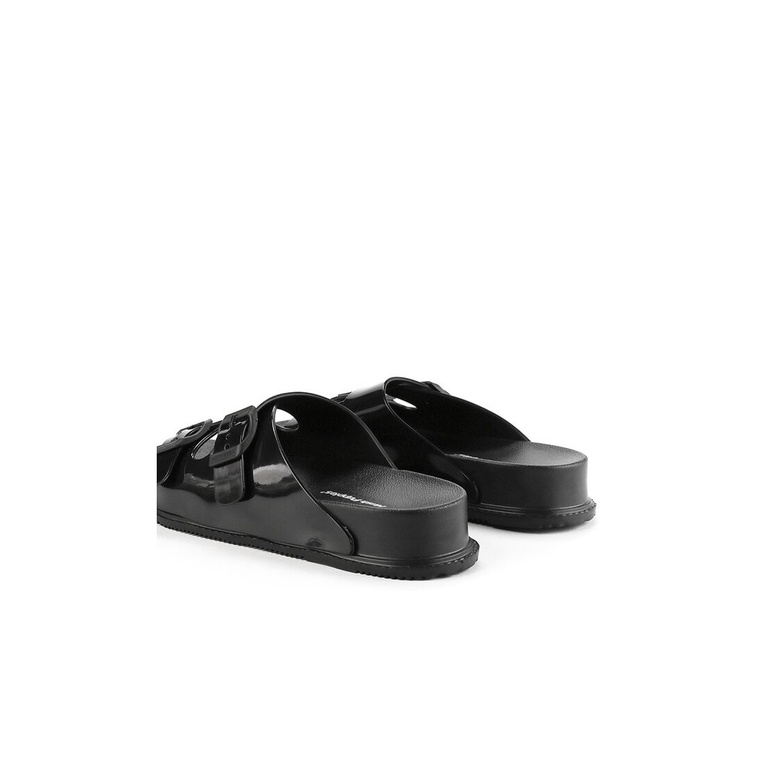 SANDAL SLIDE WANITA HUSH PUPPIES ORIGINAL CASUAL BRANDED BLACK HW23